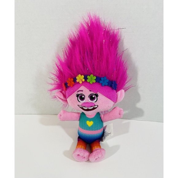 Dreamworks Poppy Pink 10” Troll Plush Trolls Movie Stuffed Animal Toy Doll 2020 - Picture 2 of 10